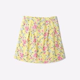 Floral Print A-Line Skirt-image-50