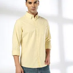lee cooper Men Regular Fit Shirt with Patch Pocket-picture-43
