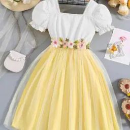 Girls Fit and Flare Dress-picture-12