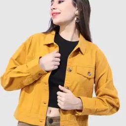 Button-Front Trucker Jacket-image-4