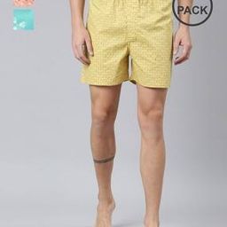 Men Cotton Printed Boxers Pack of 3-image-47