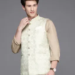 Printed Nehru Jacket-picture-17