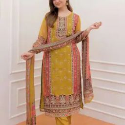 Women Embellished Kurta Set-image-3