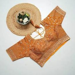 Women Embroidered Back-Open Blouse-image-62