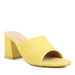 london rag Knitted Open-Toe Chunky Heeled Sandals-picture-10