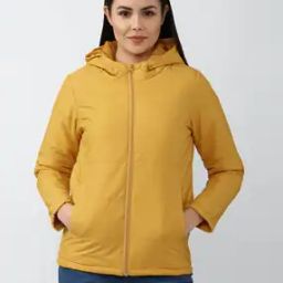 Bomber Hooded Jacket with Zip Front Closure-picture-14