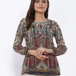 Women Printed A-Line Tunic-image-44