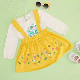 Girls Embroidery T-shirt And Short Sets-picture-28