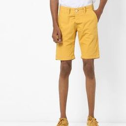 Mid-Rise Flat-Front Shorts-image-48