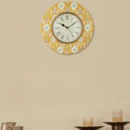 Jagrati Geometric Print Wooden Wall Clock-image-58