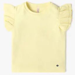 Girls Ribbed Fitted Round-Neck T-Shirt-image-88