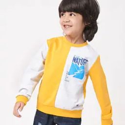 Colourblock Sustainable Round-Neck Sweatshirt-picture-25