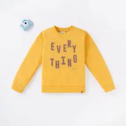 Typographic Print Sustainable Round-Neck Sweatshirt-image-94