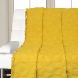 Soft Cotton Unique Firki Design Tufted Double Sofa Throw Cover-image-71