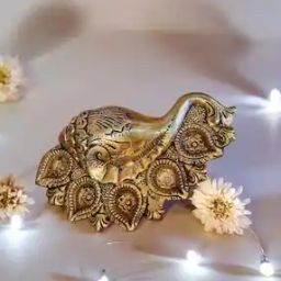 Handcrafted Brass Shankh Diya-36