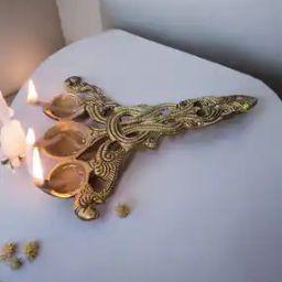 Elegant Brass Hawan Spoon-37