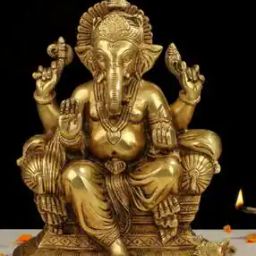 Lord Ganesha Brass Idol-image-44