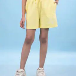 Printed Slim Fit Shorts with Elasticated Drawstring Waist-image-97