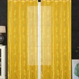 Set of 2 Sheer Window Curtains-23