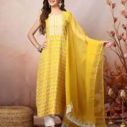 Women Embroidered A-Line Kurta-image-67
