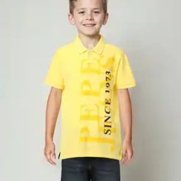 Boys Piero Typographic Print Polo T-Shirt-image-41