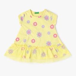 united colors of benetton Girls Floral Print A-Line Dress-picture-18