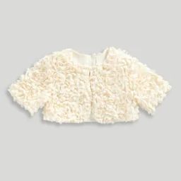 Girls Bolero with Floral Applique-image-56