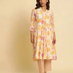 Women Floral Print Flared Kurta-picture-15
