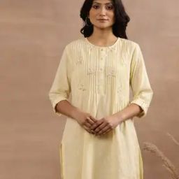 Women Embroidered Relaxed Fit Tunic-picture-49