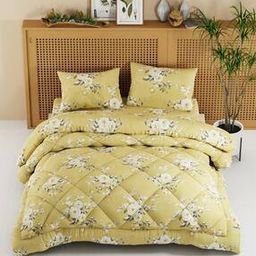 Printed Double Comforter with Double Bedsheet & Pillow Covers-image-54
