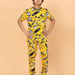 Boys Lounge Pants & T-shirt Set-image-95