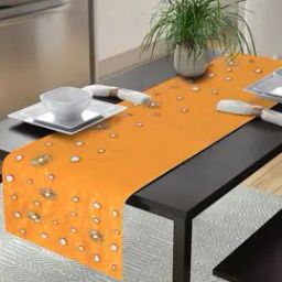 Embellished Rectangular Table Runner-1