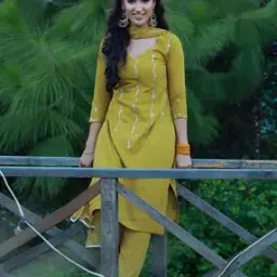 Women Embroidery Straight Kurta with Pants & Dupatta-image-98