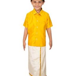 Traditional Shirt & Dhoti Set-picture-40
