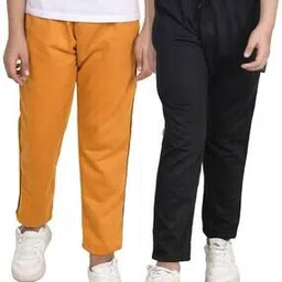 indiweaves Pack of 2 Boys High-Rise Track Pants with Elasticated Drawstring Waist-picture-15