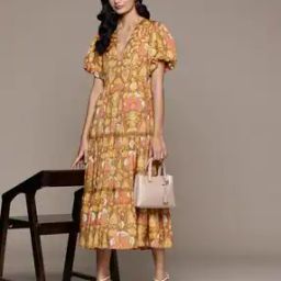 Paisley Print Long Dress-image-33