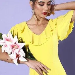 A-Line Dress with Ruffles-image-30