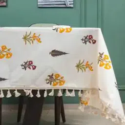 Floral Print 6-Seater Table Cover-picture-34