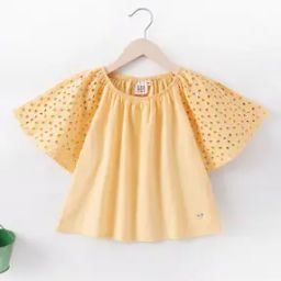 Sustainable Flared Sleeve Top-image-48