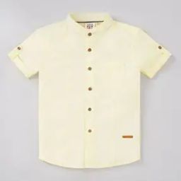Boys Regular Fit shirt with Patch Pocket-image-97