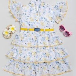 Floral Print Fit & Flare Dress-image-26
