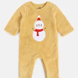 Infants Faux-Fur Round-Neck Romper-image-39
