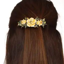 Floral Embossed Hair Clip-image-25