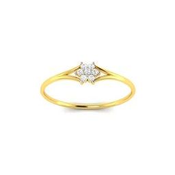 Yellow Gold Swarovski Stone Divya Ring-image-57
