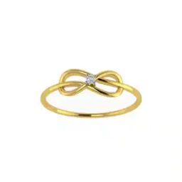 Yellow Gold Cubic Zirconia Karuna Ring-image-43