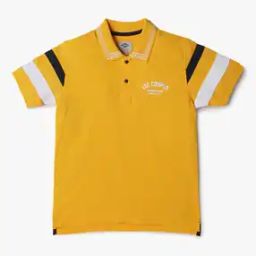 Boys Placement Stripes Regular Fit Polo T-Shirt-36
