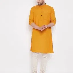 even Mandarin Collar Long Kurta-picture-46