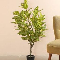 Artificial Croton Plant Indoor Outdoor with Pot-image-59
