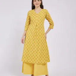 Women Printed A-Line Kurta-image-36