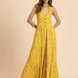 Women Block Print Halter-Neck Jumpsuit-picture-53
